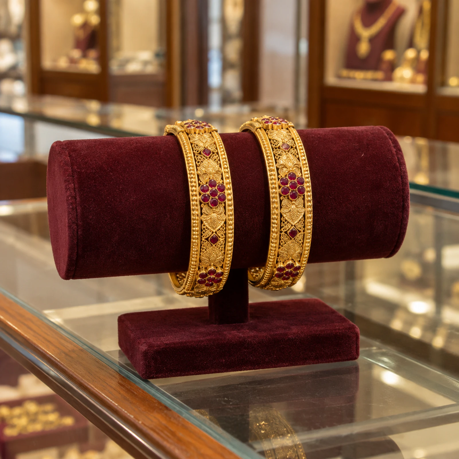 Ziya Ruby Bangles jewellery design