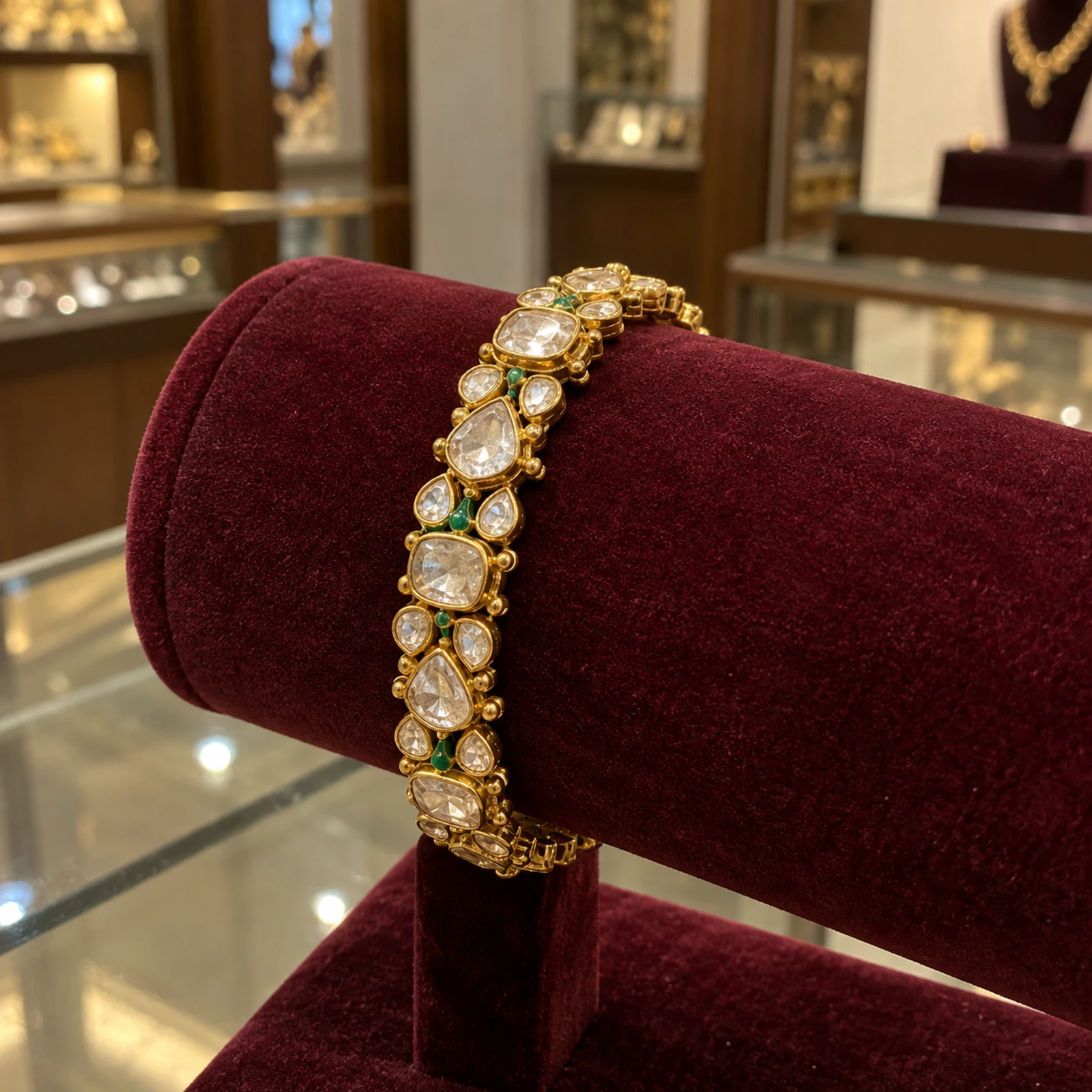 Avni Polki Bracelet jewellery design