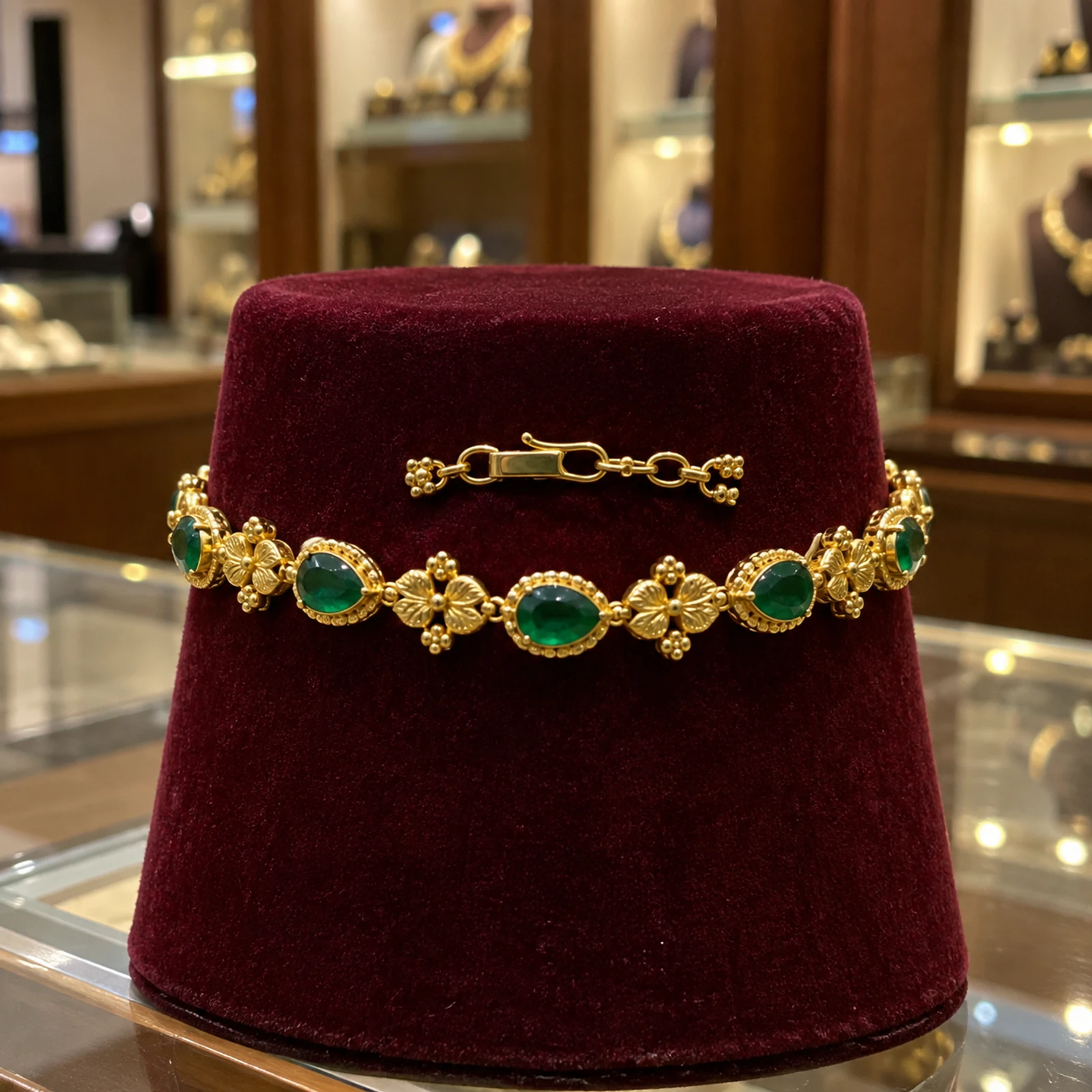 Ruhani Emerald Bracelet jewellery design