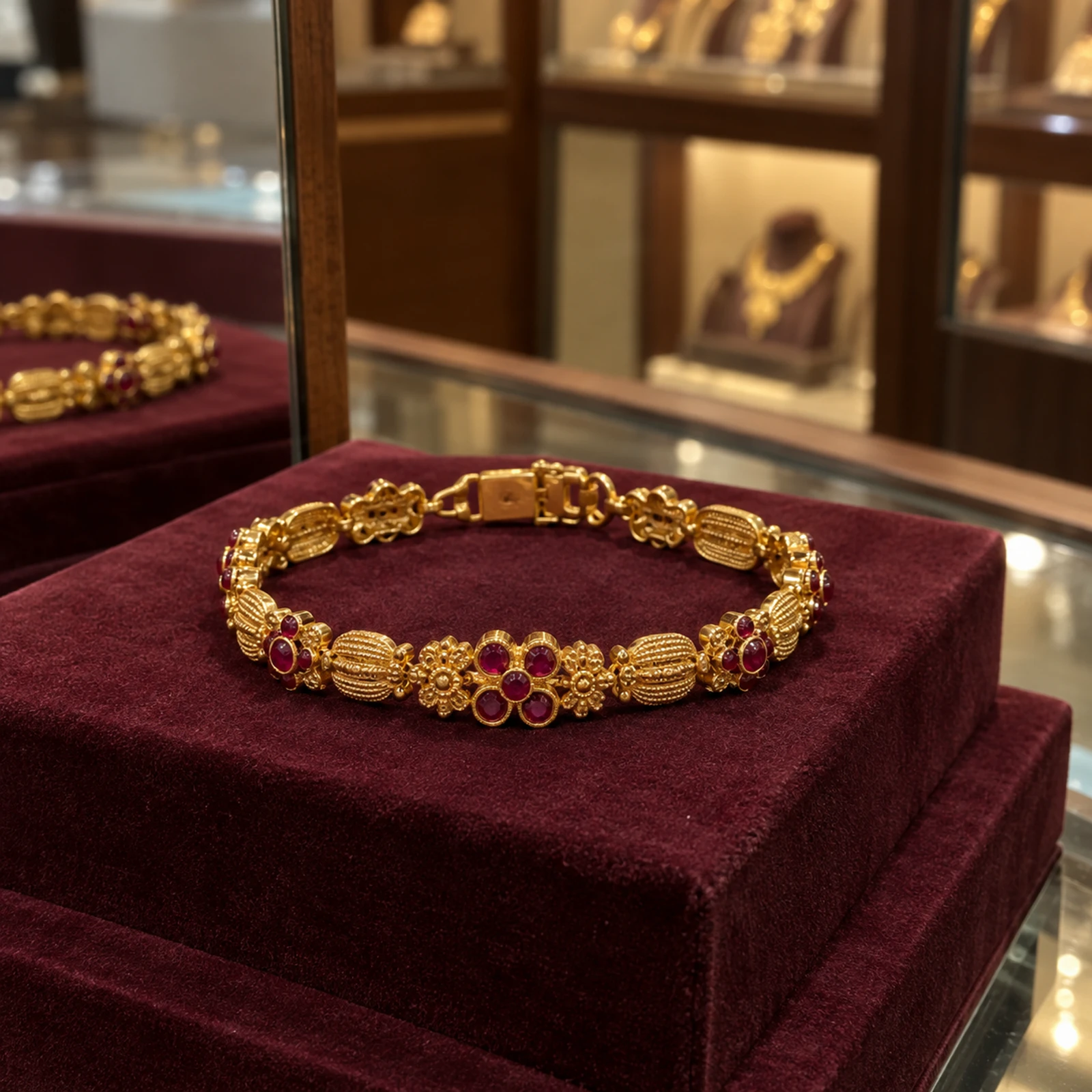 Mehr Ruby Bracelet jewellery design