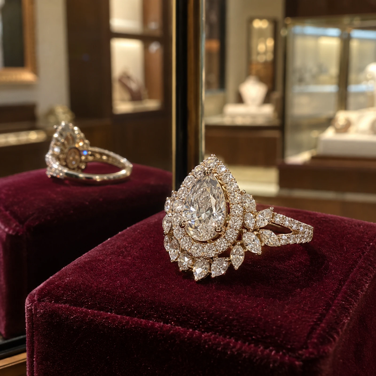 Noor Diamond Drop Earrings jewellery design