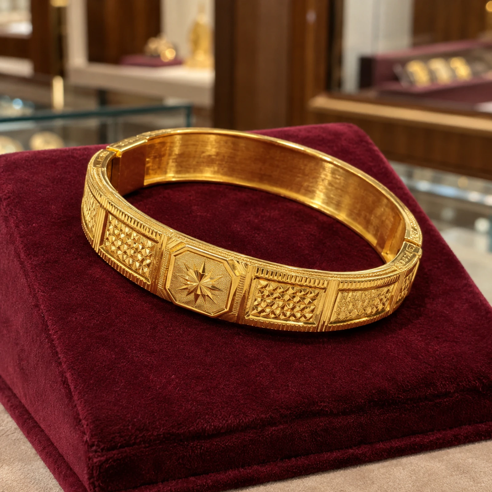 Reyansh Regal Kada jewellery design