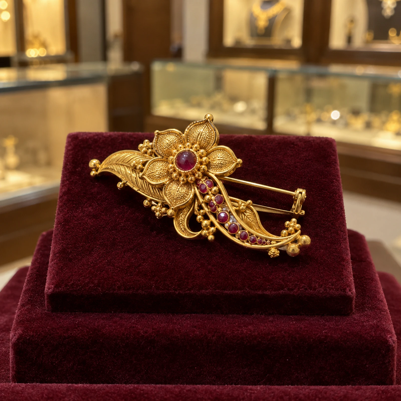 Meher Heritage Brooch jewellery design